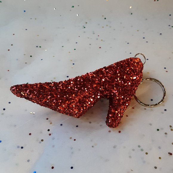 Coming Soon! Ruby Slipper Wizard Oz Inspired Handcrafted Acrylic Keychain Shoe - Picture 8 of 15